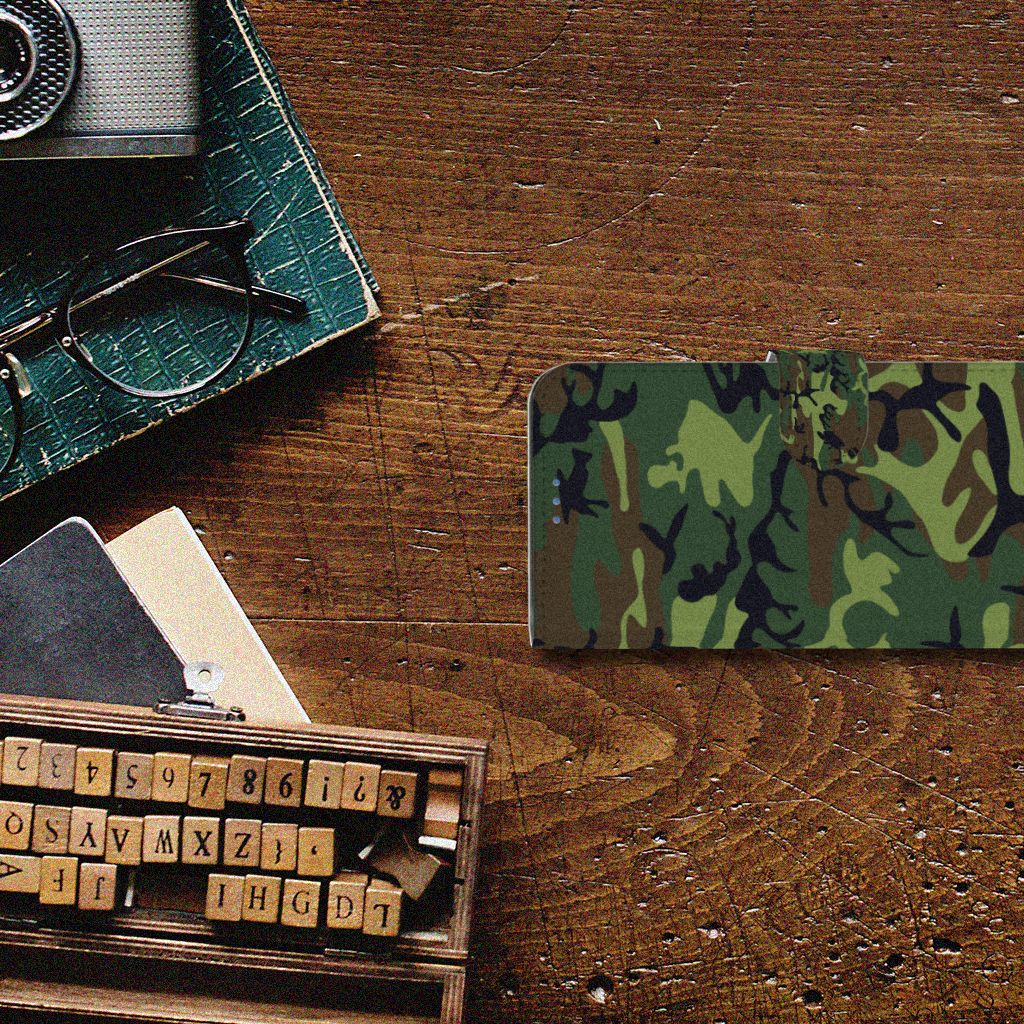 Xiaomi 11 Lite 5G NE | Mi 11 Lite Telefoon Hoesje Army Dark