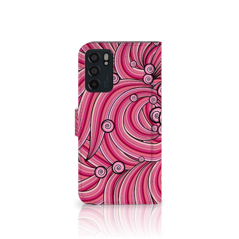 OPPO Reno6 5G Hoesje Swirl Pink