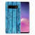 Samsung Galaxy S10 Bumper Hoesje Wood Blue
