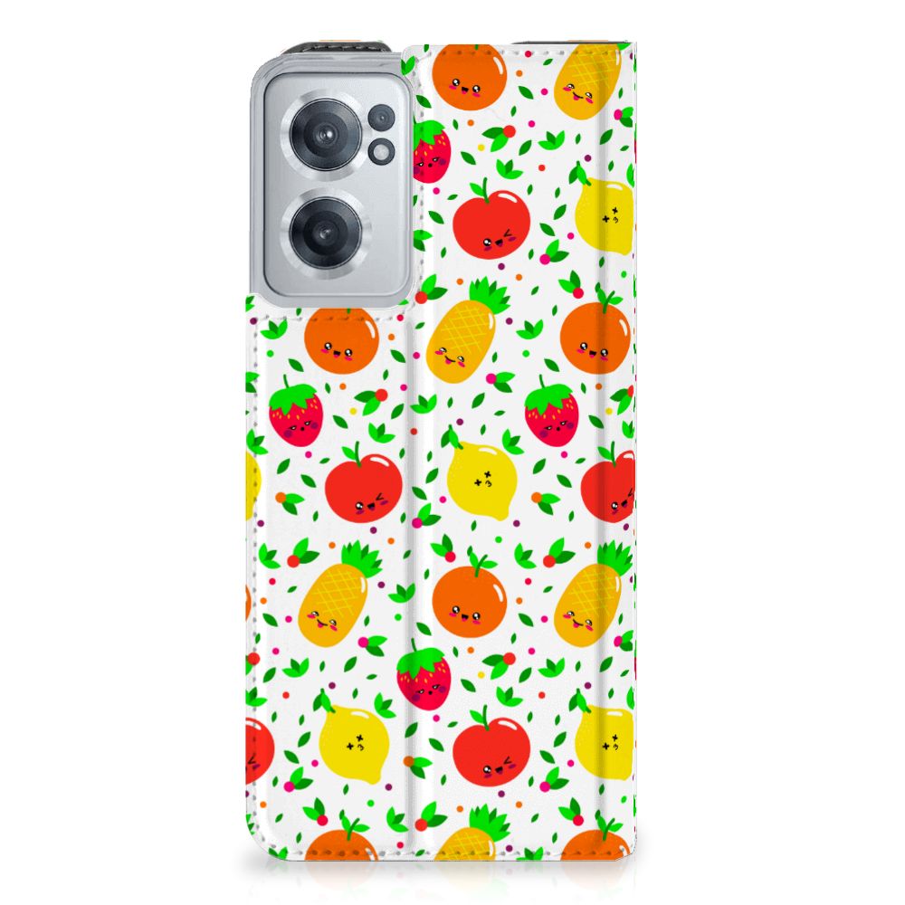 OnePlus Nord CE 2 5G Flip Style Cover Fruits - B2C Telecom