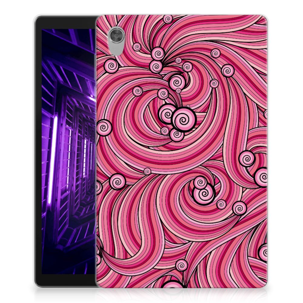 Lenovo Tab M10 HD (2de generatie) Tablethoes Swirl Pink - B2C Telecom
