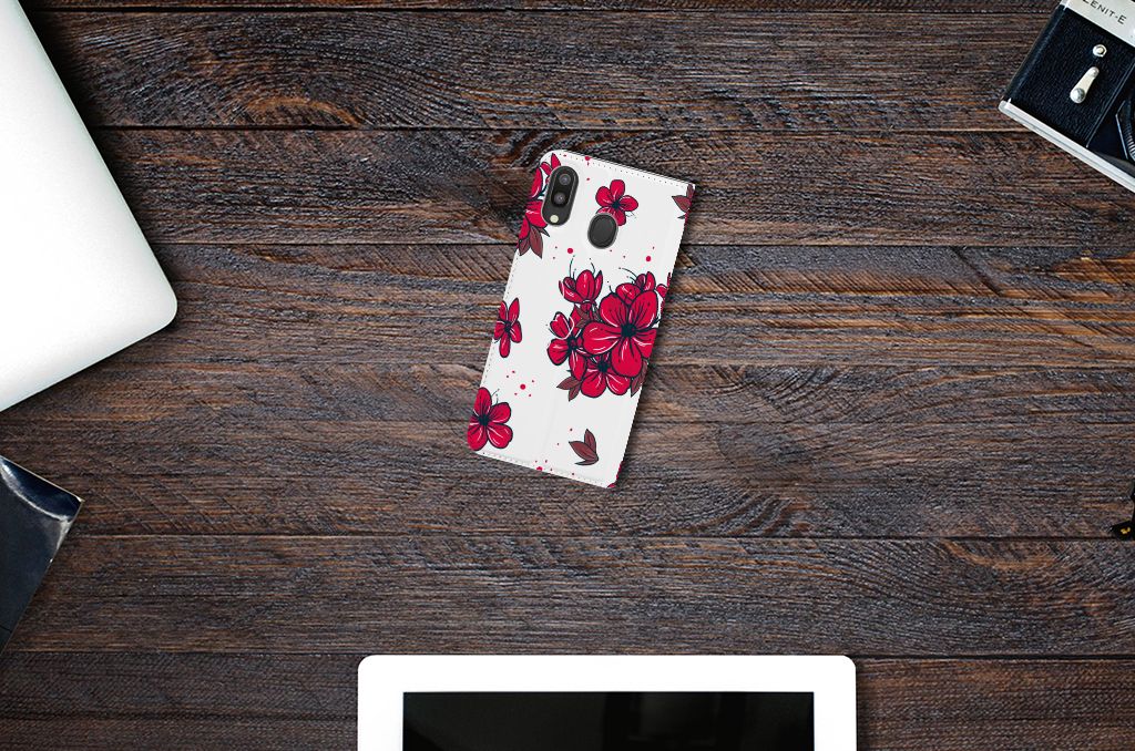 Samsung Galaxy M20 Smart Cover Blossom Red