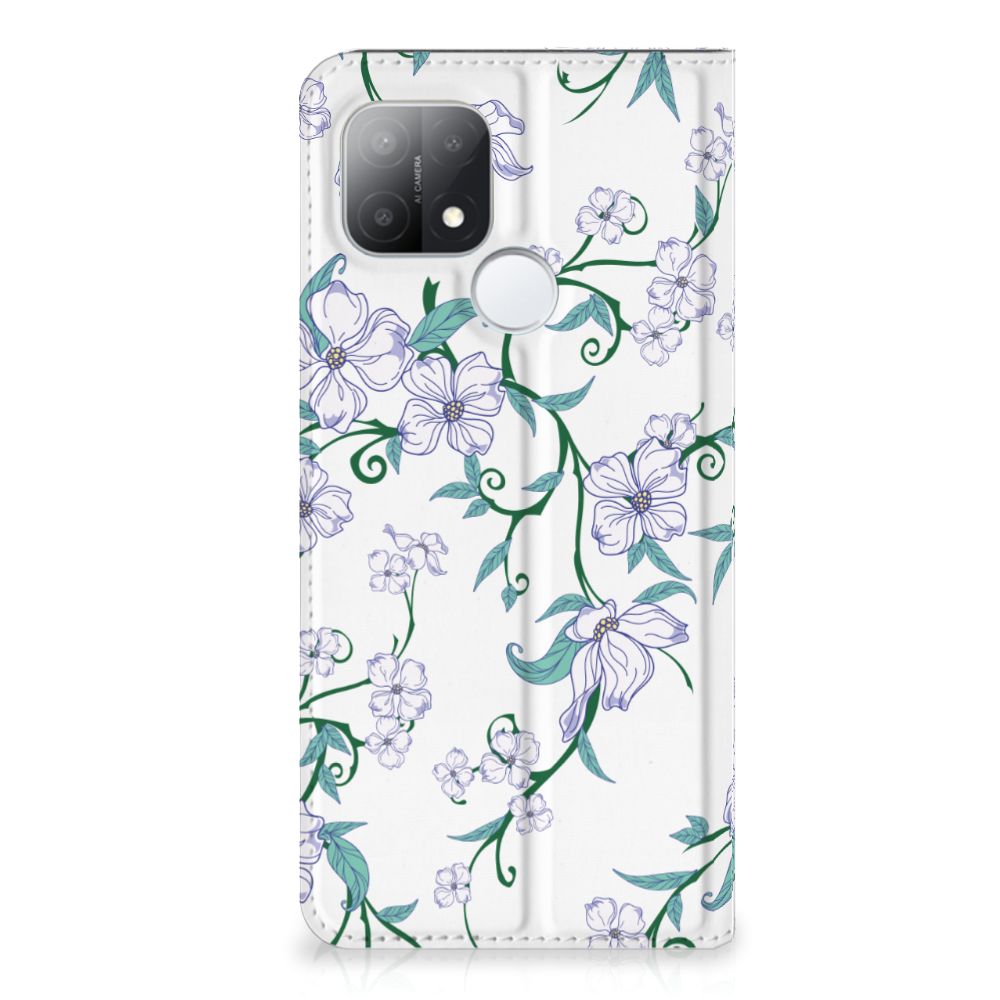 OPPO A15 Uniek Smart Cover Blossom White - B2C Telecom