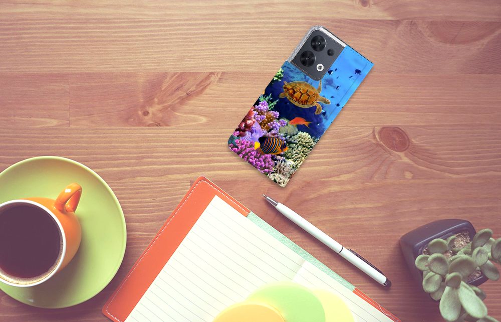 OPPO Reno8 Hoesje maken Vissen - B2C Telecom