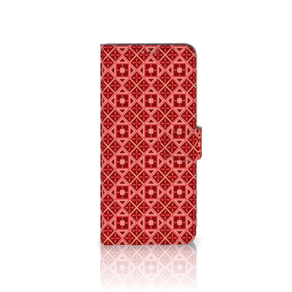 Samsung Galaxy A13 (4G) Telefoon Hoesje Batik Rood