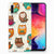Samsung Galaxy A50 TPU Hoesje Vrolijke Uilen