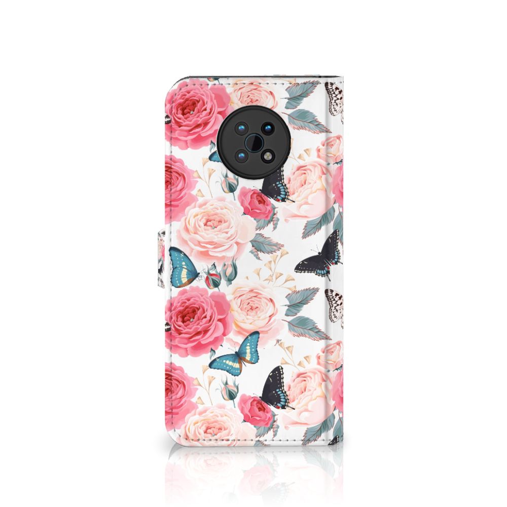 Nokia G50 Hoesje Butterfly Roses