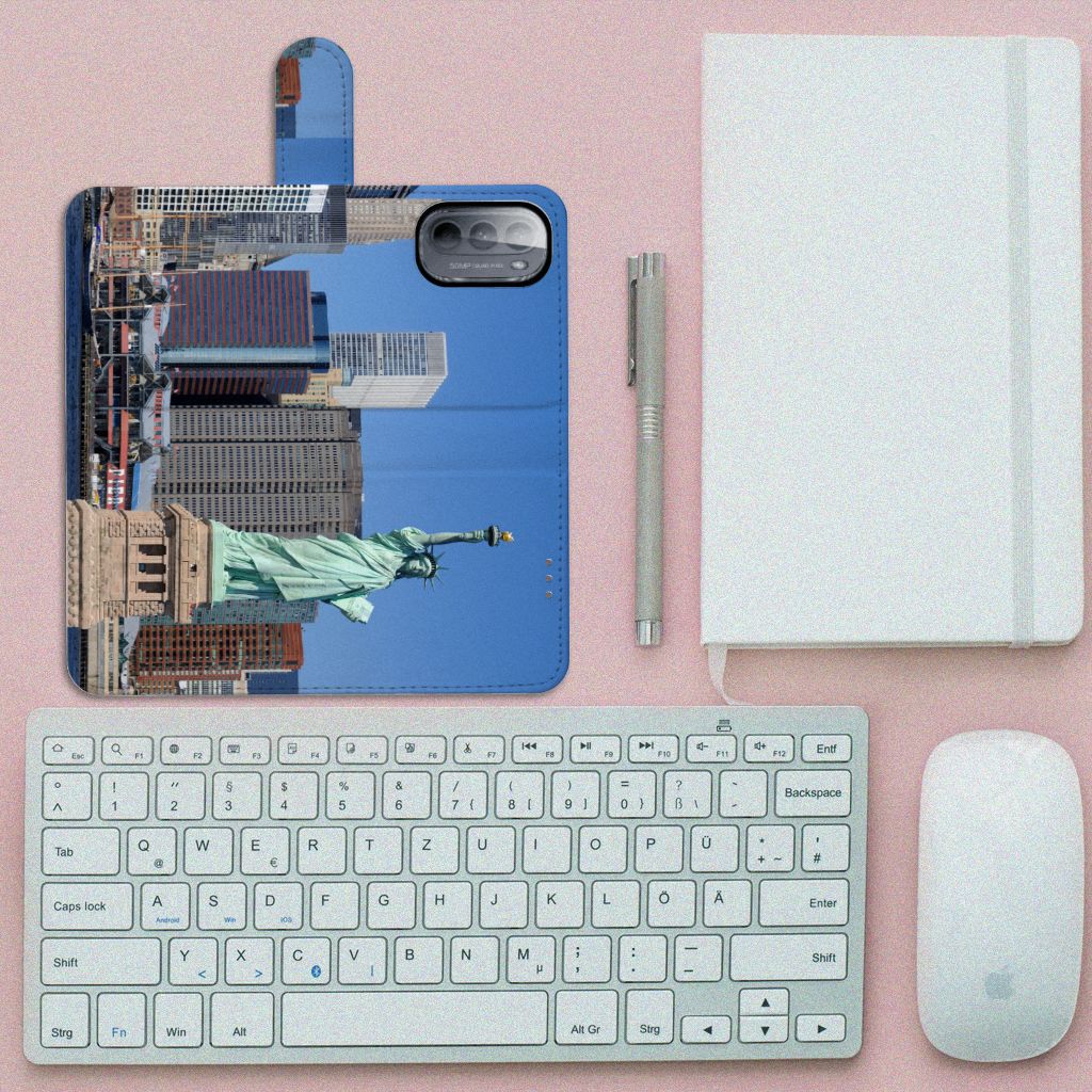 Motorola Moto G31 | G41 Flip Cover Vrijheidsbeeld