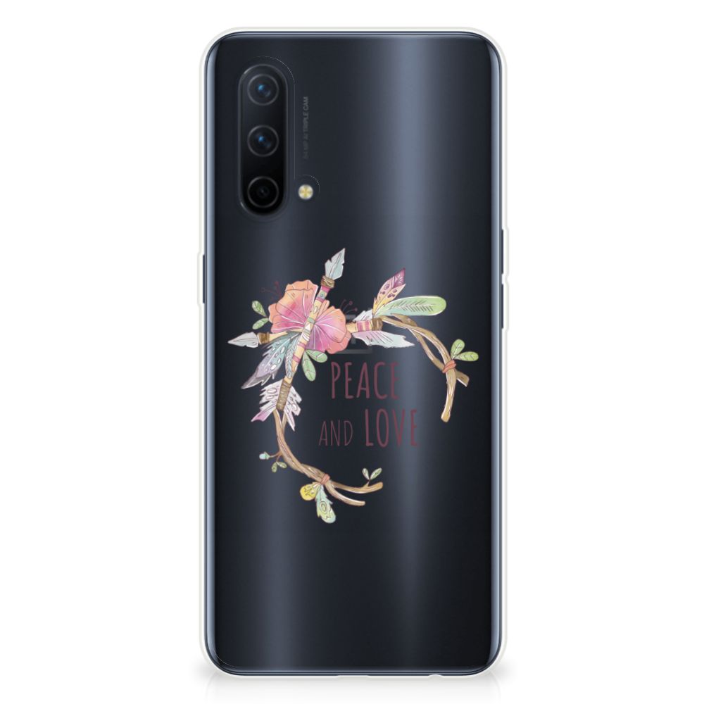 OnePlus Nord CE 5G Telefoonhoesje met Naam Boho Text B2C Telecom