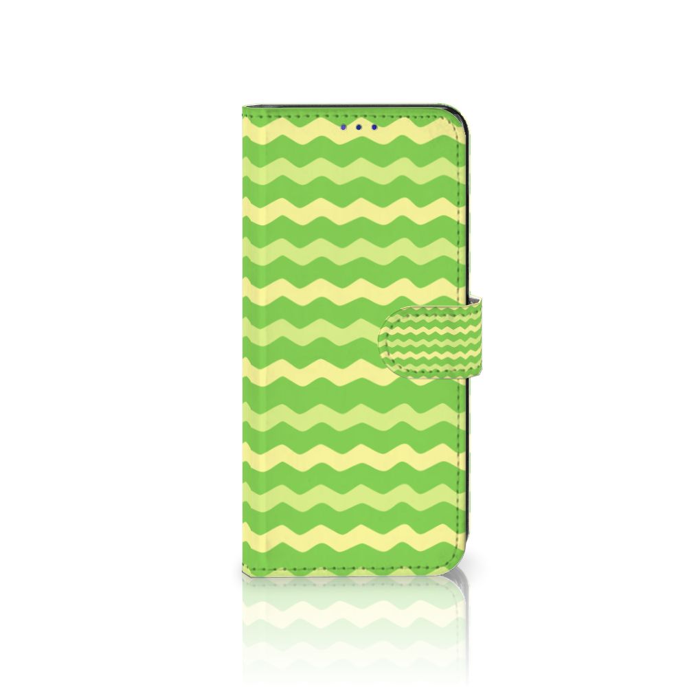 OPPO Find X5 Telefoon Hoesje Waves Green