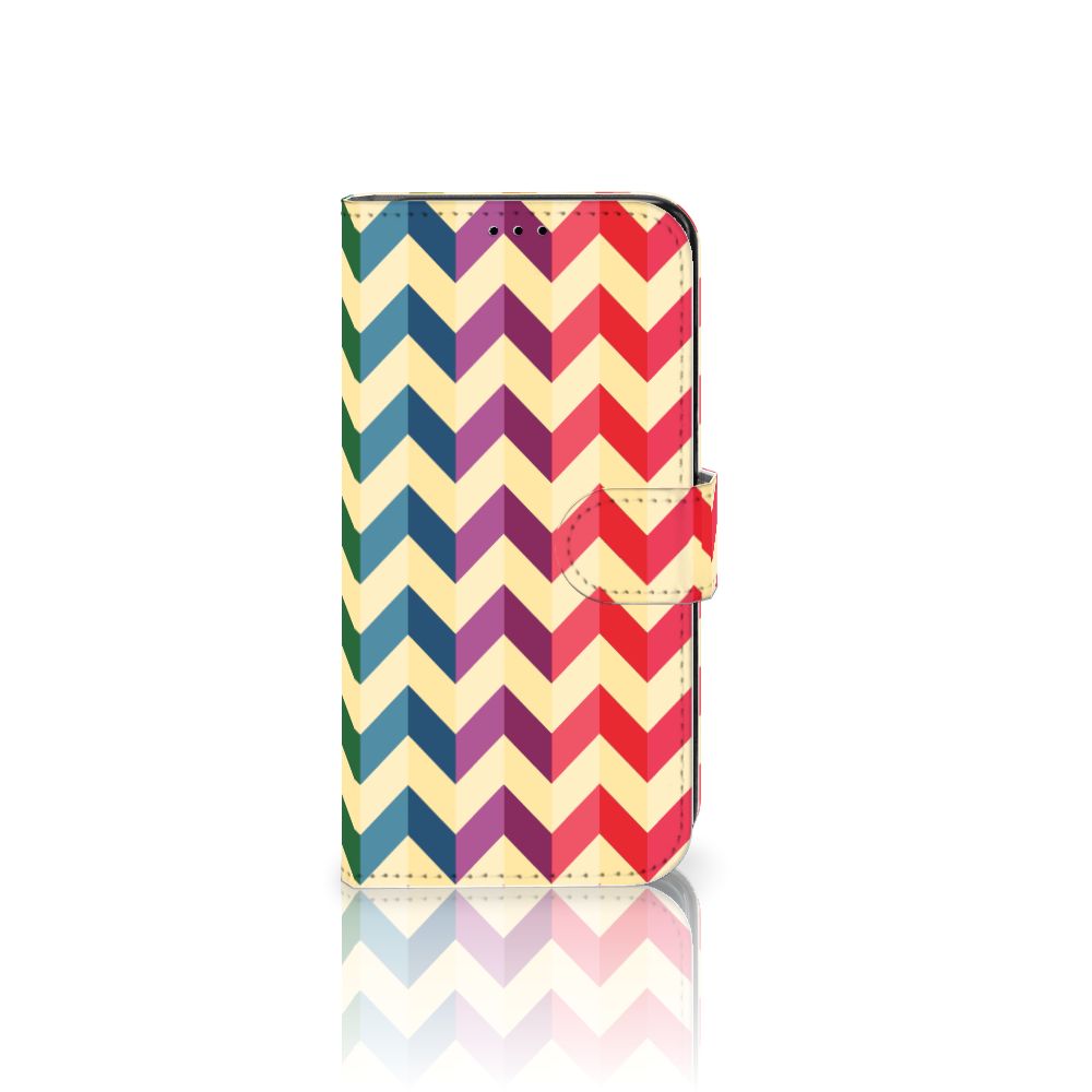 Samsung Galaxy S7 Edge Telefoon Hoesje Zigzag Multi Color