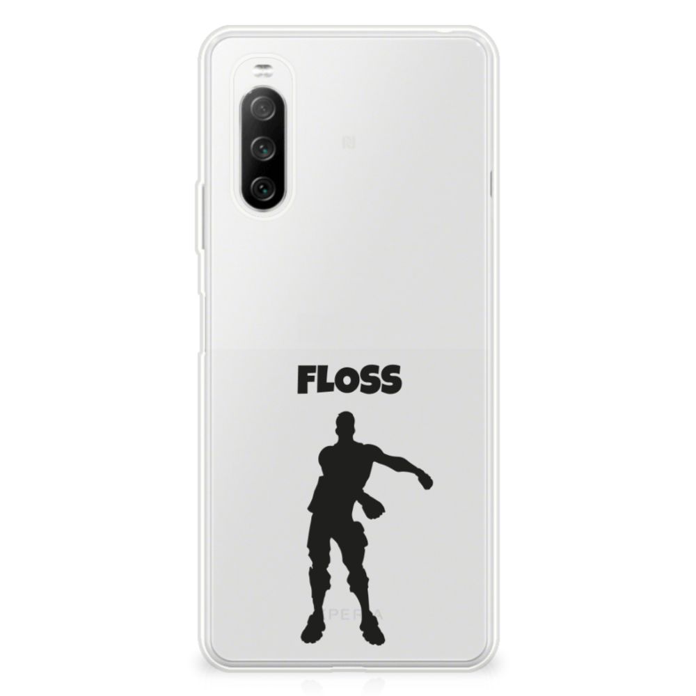 Sony Xperia 10 III Telefoonhoesje met Naam Floss