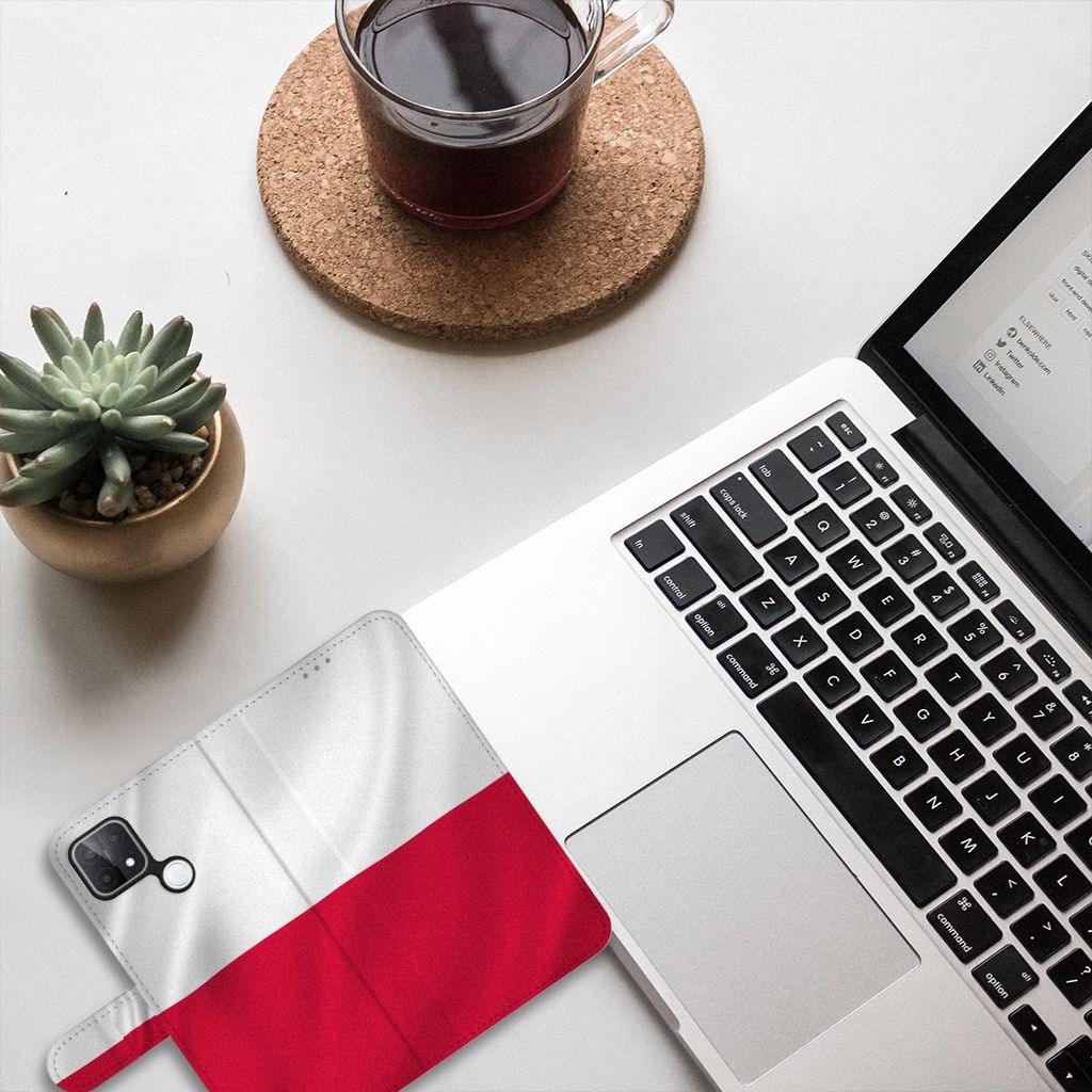 OPPO A15 Bookstyle Case Polen