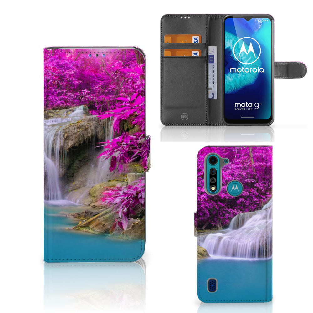 Motorola G8 Power Lite Flip Cover Waterval