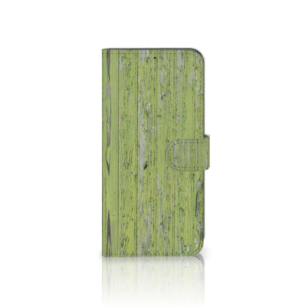 Samsung Galaxy A03s Book Style Case Green Wood