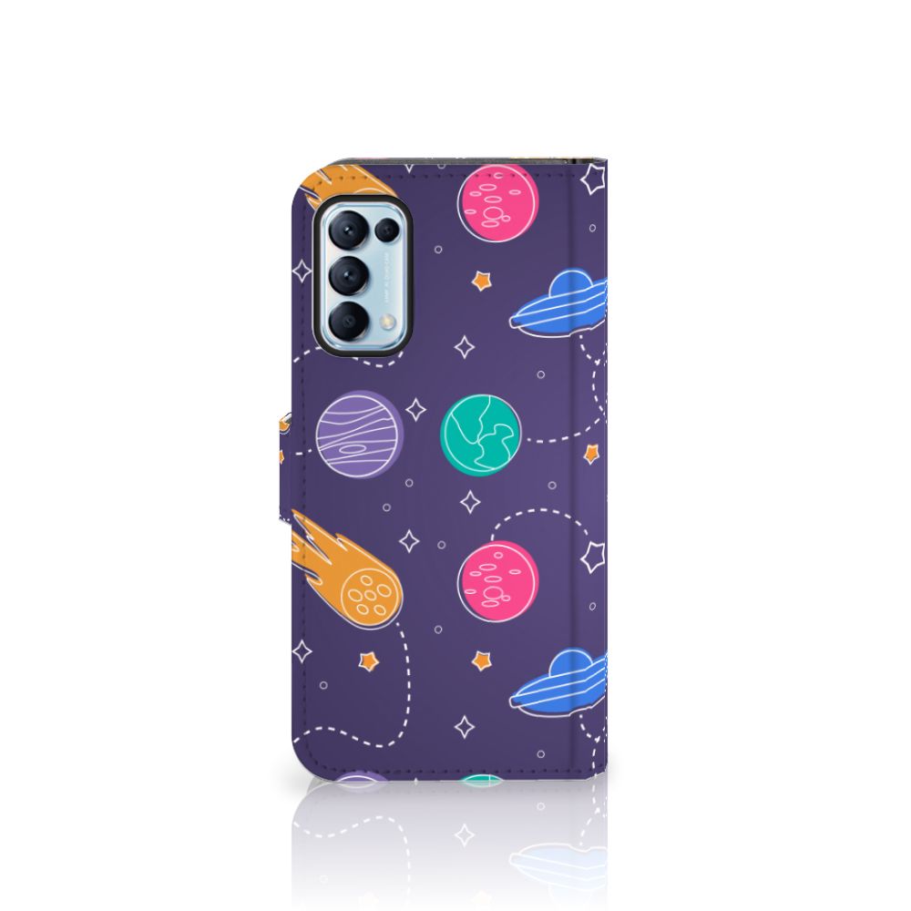 OPPO Find X3 Lite Wallet Case met Pasjes Space