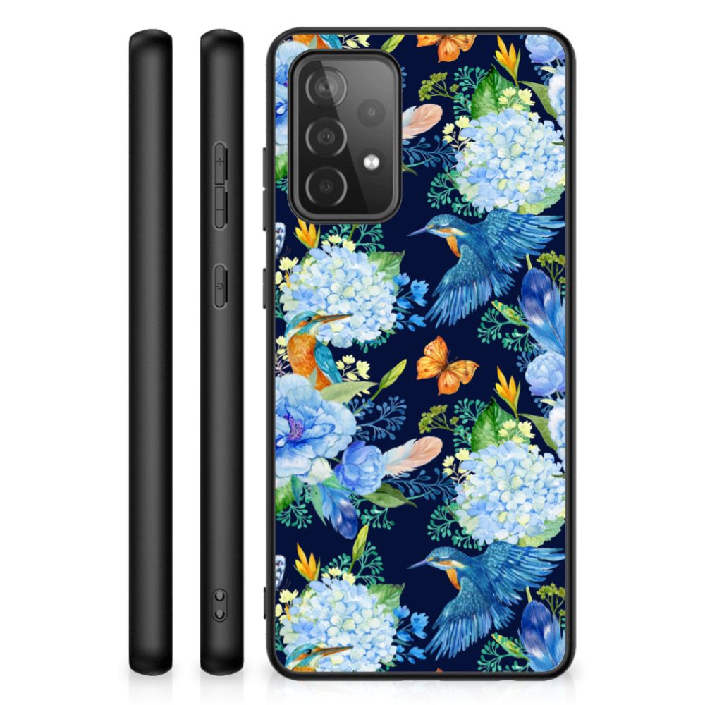 Dierenprint Telefoonhoesje voor Samsung Galaxy A72 (5G/4G) IJsvogel