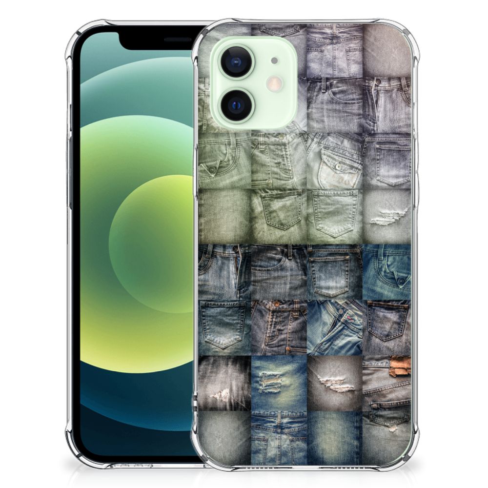 Anti Shock Bumper Case iPhone 12 Mini Spijkerbroeken B2C Telecom