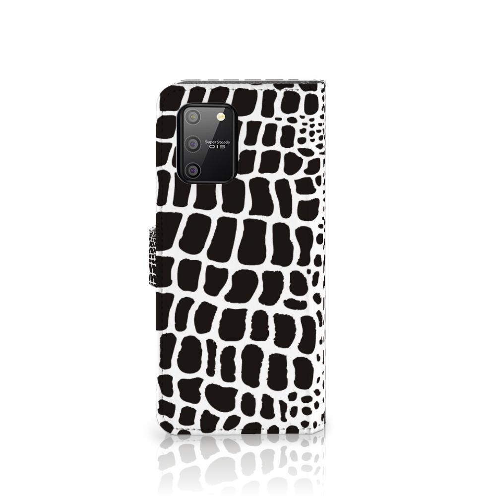 Samsung S10 Lite Telefoonhoesje met Pasjes Slangenprint