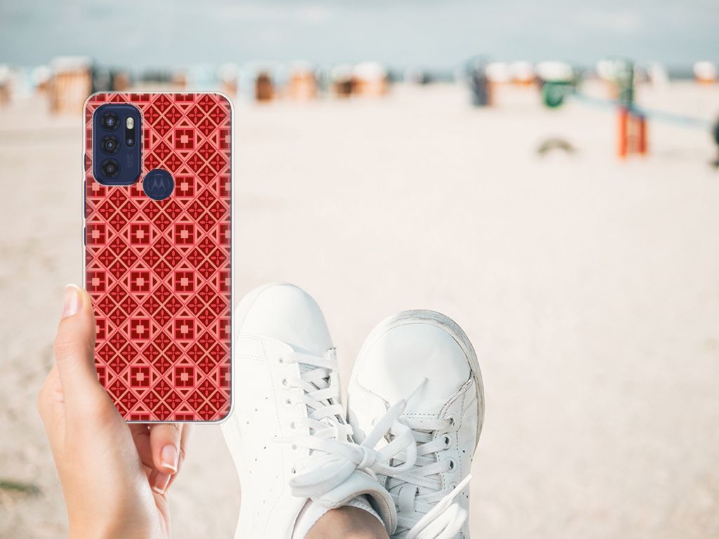 Motorola Moto G60s TPU bumper Batik Rood B2C Telecom