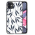 iPhone 11 Bloemen Hoesje Leaves Blue B2C Telecom