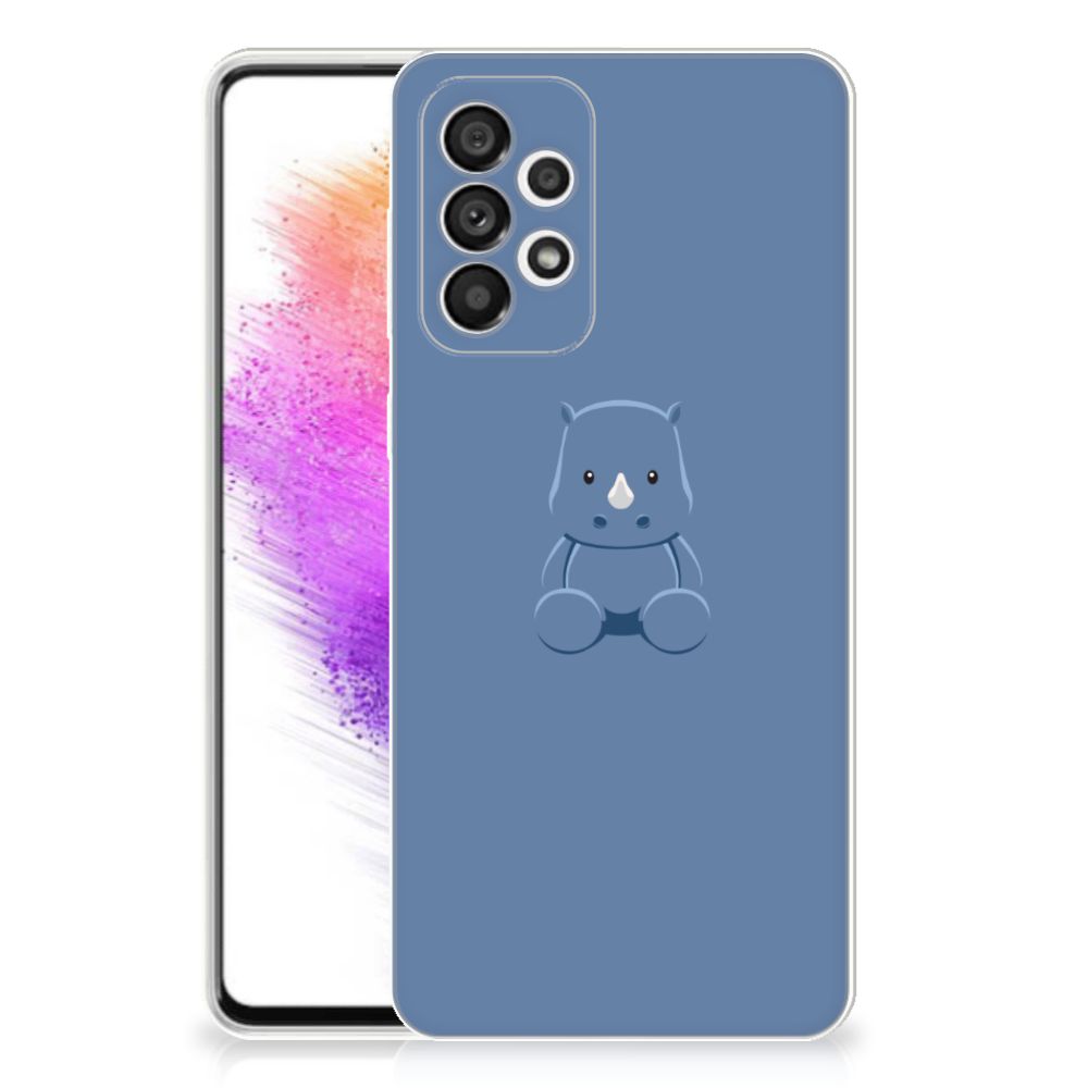 Samsung Galaxy A73 5G Telefoonhoesje met Naam Baby Rhino B2C Telecom
