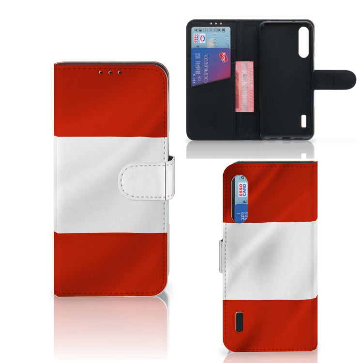 Xiaomi Mi A3 Bookstyle Case Oostenrijk