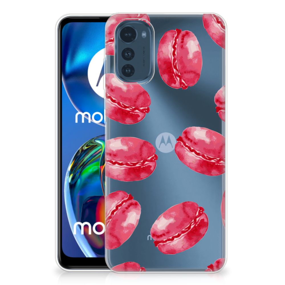 Motorola Moto E32/E32s Siliconen Case Pink Macarons