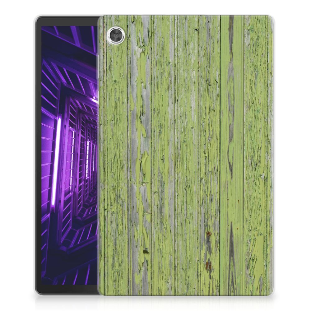 Lenovo Tab M10 Plus Silicone Tablet Hoes Green Wood - B2C Telecom