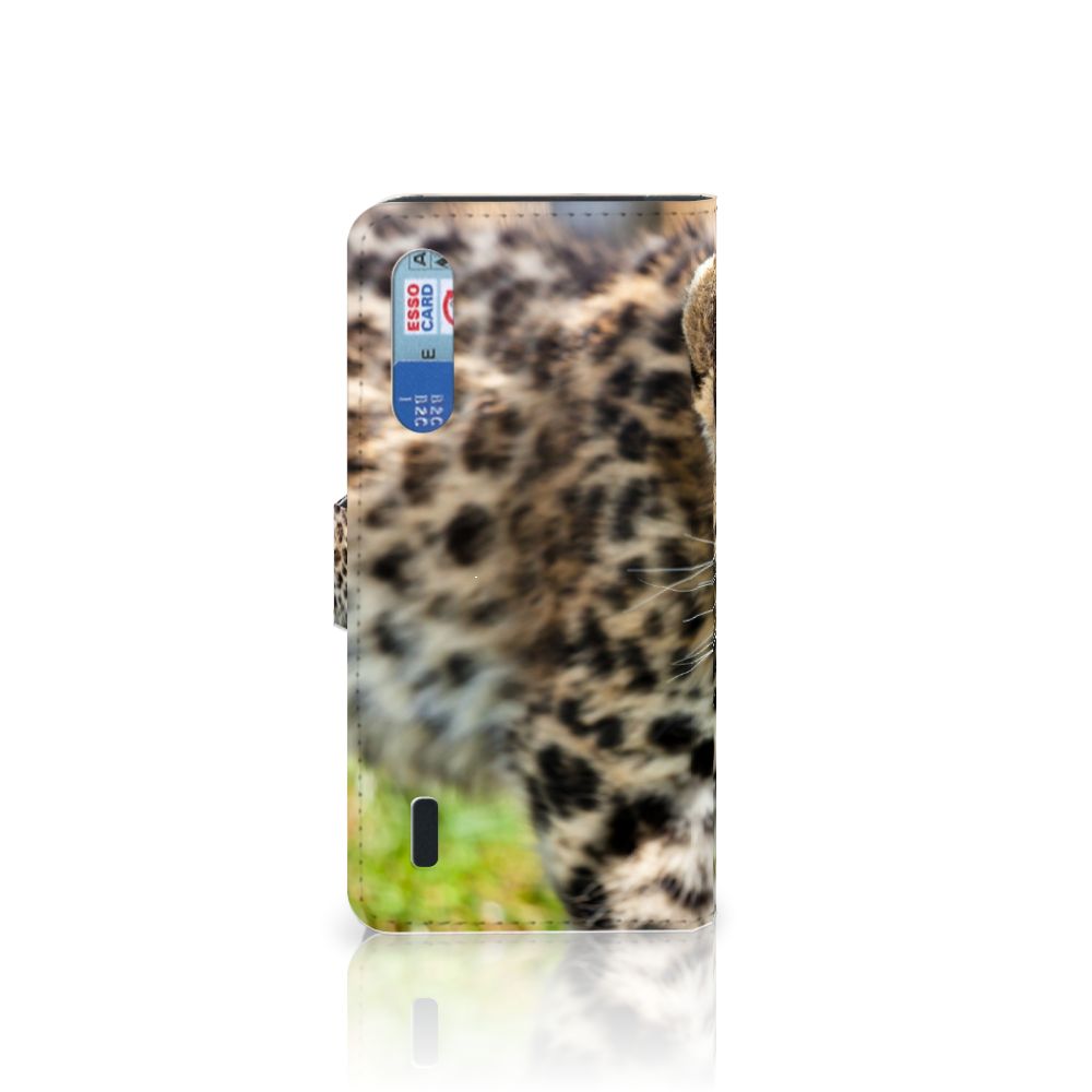 Xiaomi Mi 9 Lite Telefoonhoesje met Pasjes Baby Luipaard