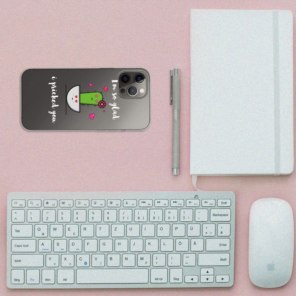 iPhone 12 Pro Max Telefoonhoesje met Naam Cactus Glad B2C Telecom