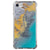 iPhone SE 2022/2020 | iPhone 8/7 Anti-Shock Hoesje Marble Blue Gold