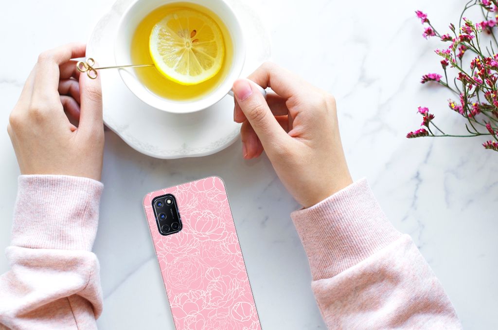 OPPO A52 | A72 TPU Case White Flowers B2C Telecom