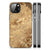 Apple iPhone 13 | iPhone 14 Marmeren Print Telefoonhoesje Marmer Creme B2C Telecom