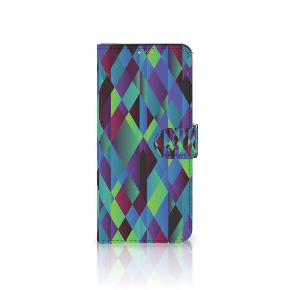 Samsung Galaxy M52 Book Case Abstract Green Blue