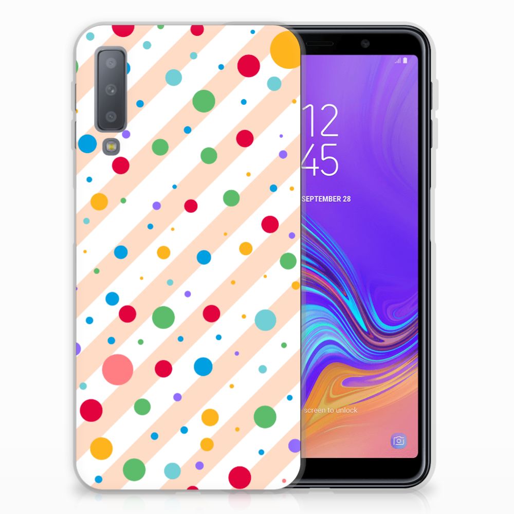 Samsung Galaxy A7 (2018) TPU bumper Dots