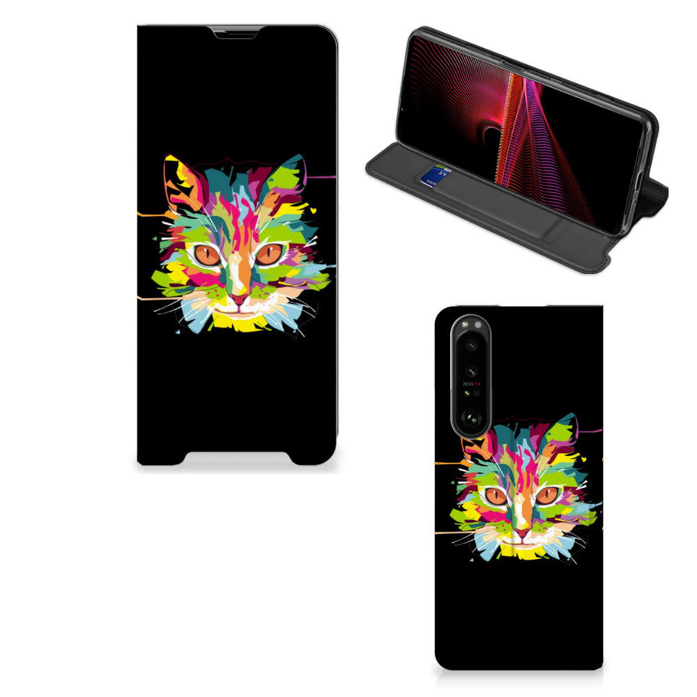 Sony Xperia 1 III Magnet Case Cat Color