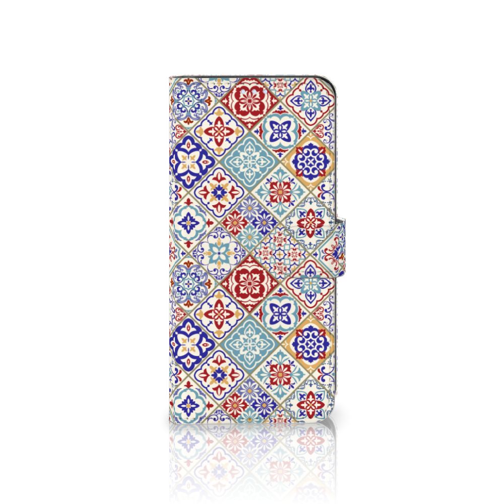 Motorola Moto G100 Bookcase Tiles Color