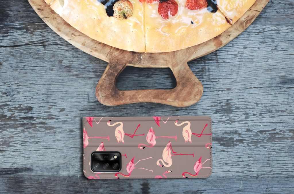 OPPO A74 4G Hoesje maken Flamingo - B2C Telecom