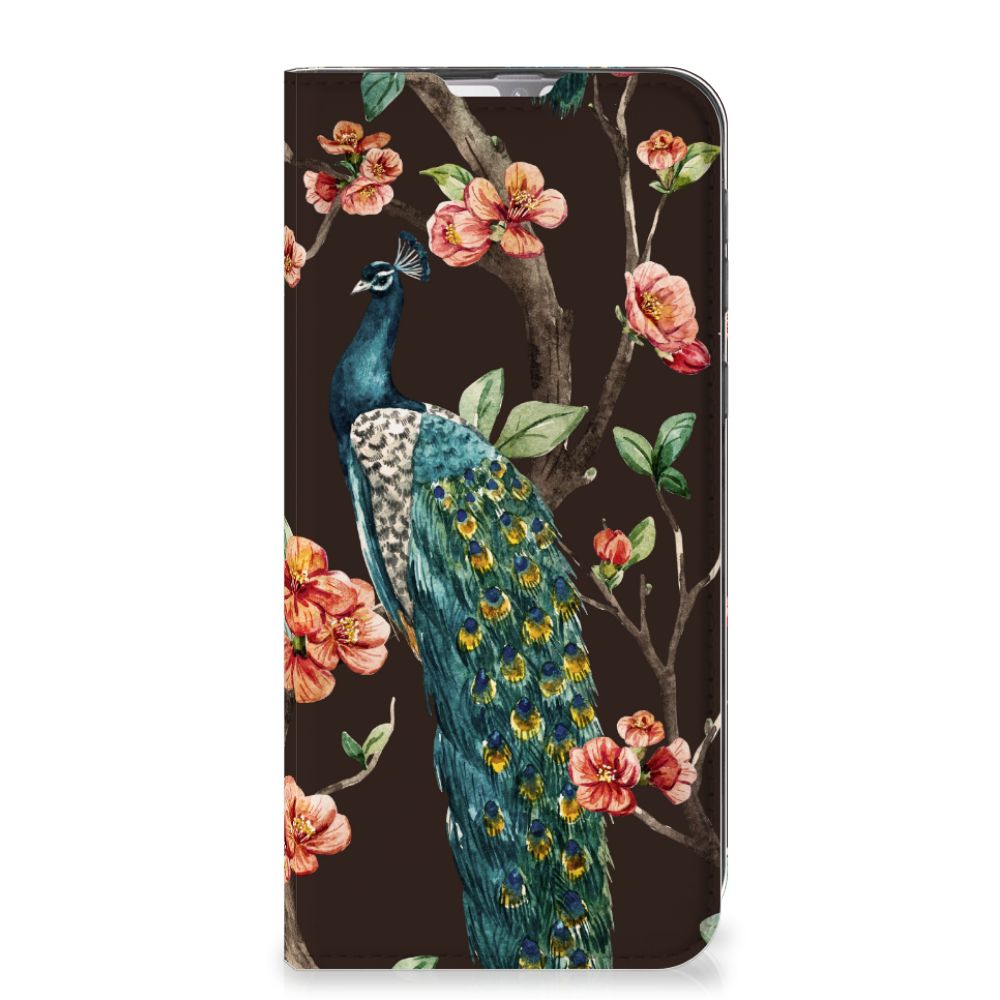 Samsung Galaxy M31 Hoesje maken Pauw met Bloemen - B2C Telecom
