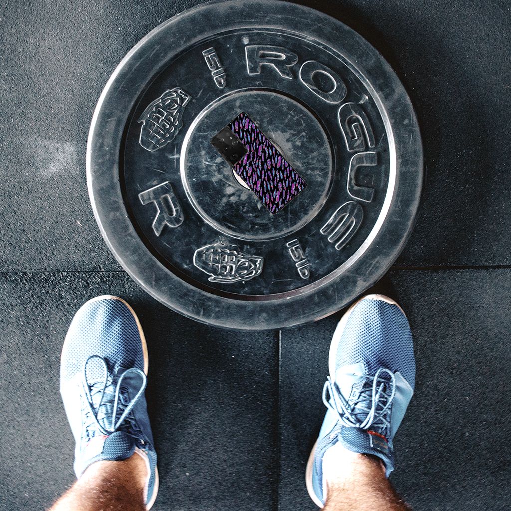 Samsung Galaxy S21 Ultra Back Case Feathers Color B2C Telecom