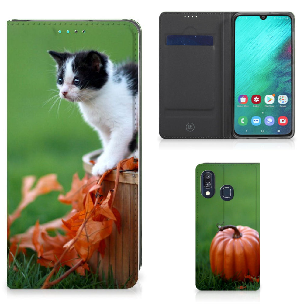 Samsung Galaxy A40 Hoesje maken Kitten