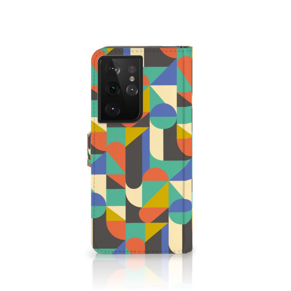 Samsung Galaxy S21 Ultra Telefoon Hoesje Funky Retro