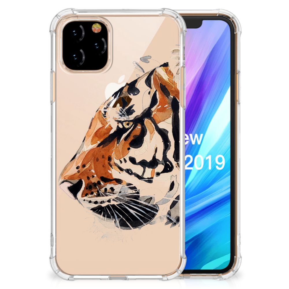 Back Cover Apple iPhone 11 Pro Watercolor Tiger