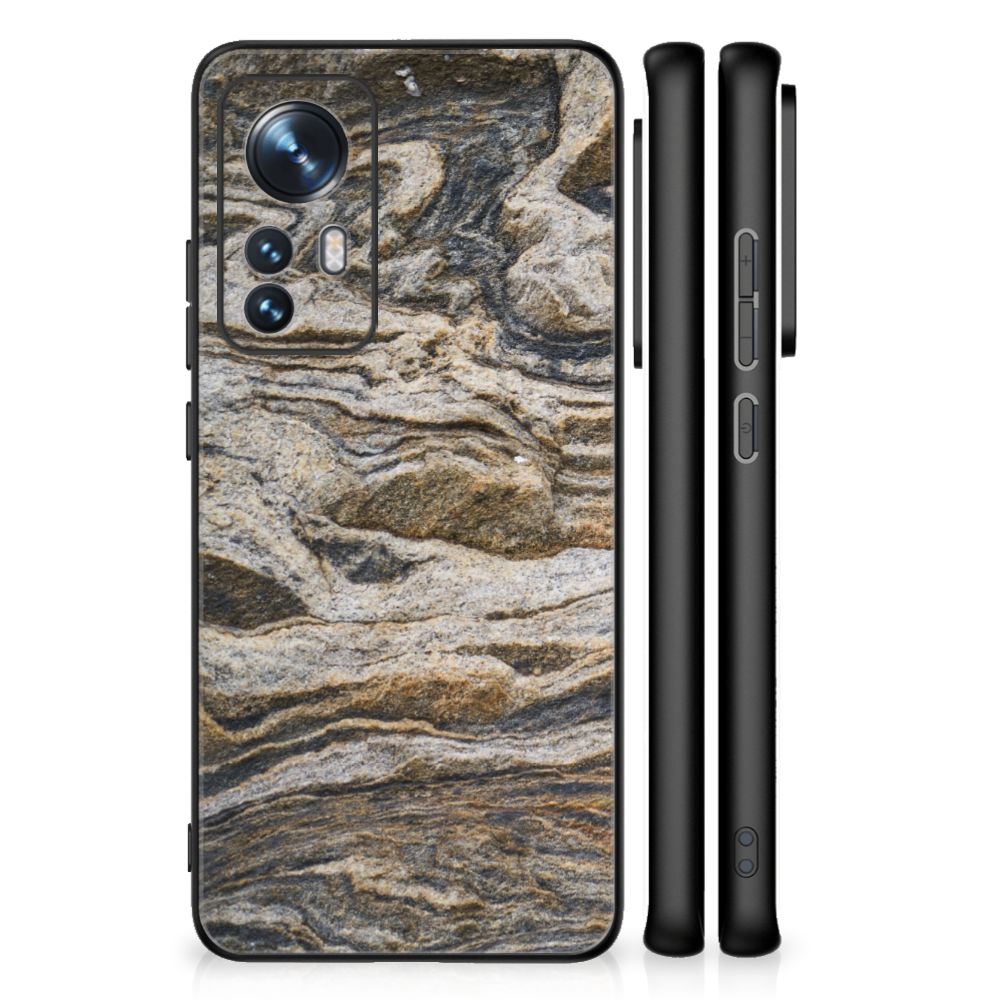 Xiaomi 12 | 12X Marmeren Print Telefoonhoesje Steen B2C Telecom