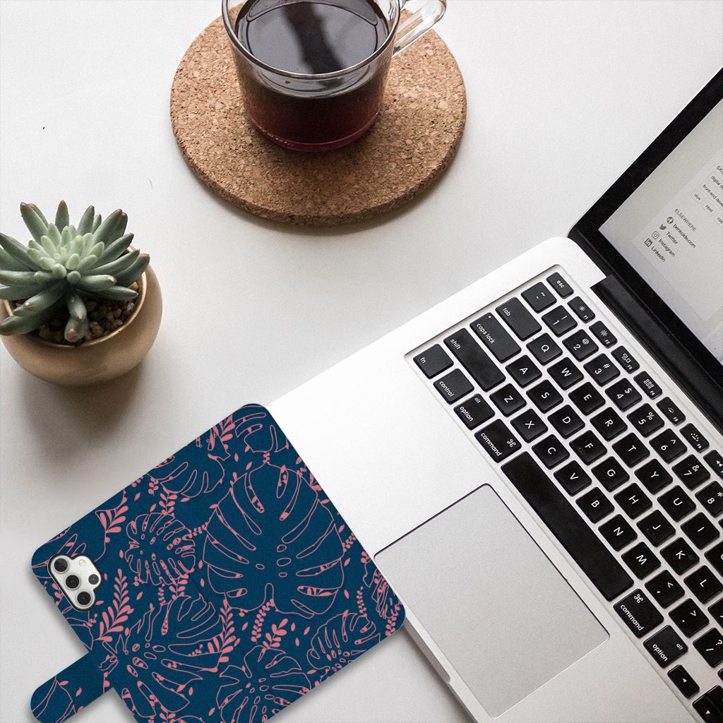 Samsung Galaxy A32 5G Hoesje Palm Leaves