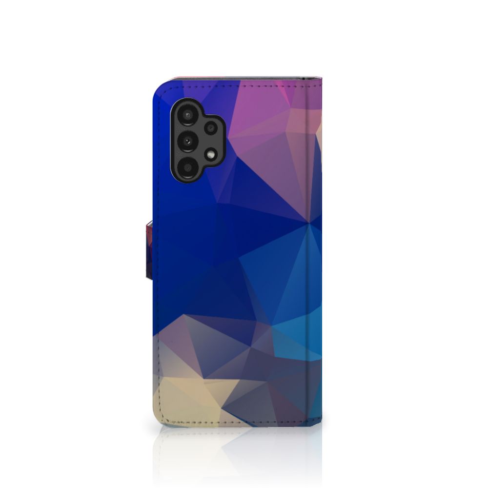 Samsung Galaxy A13 (4G) Book Case Polygon Dark