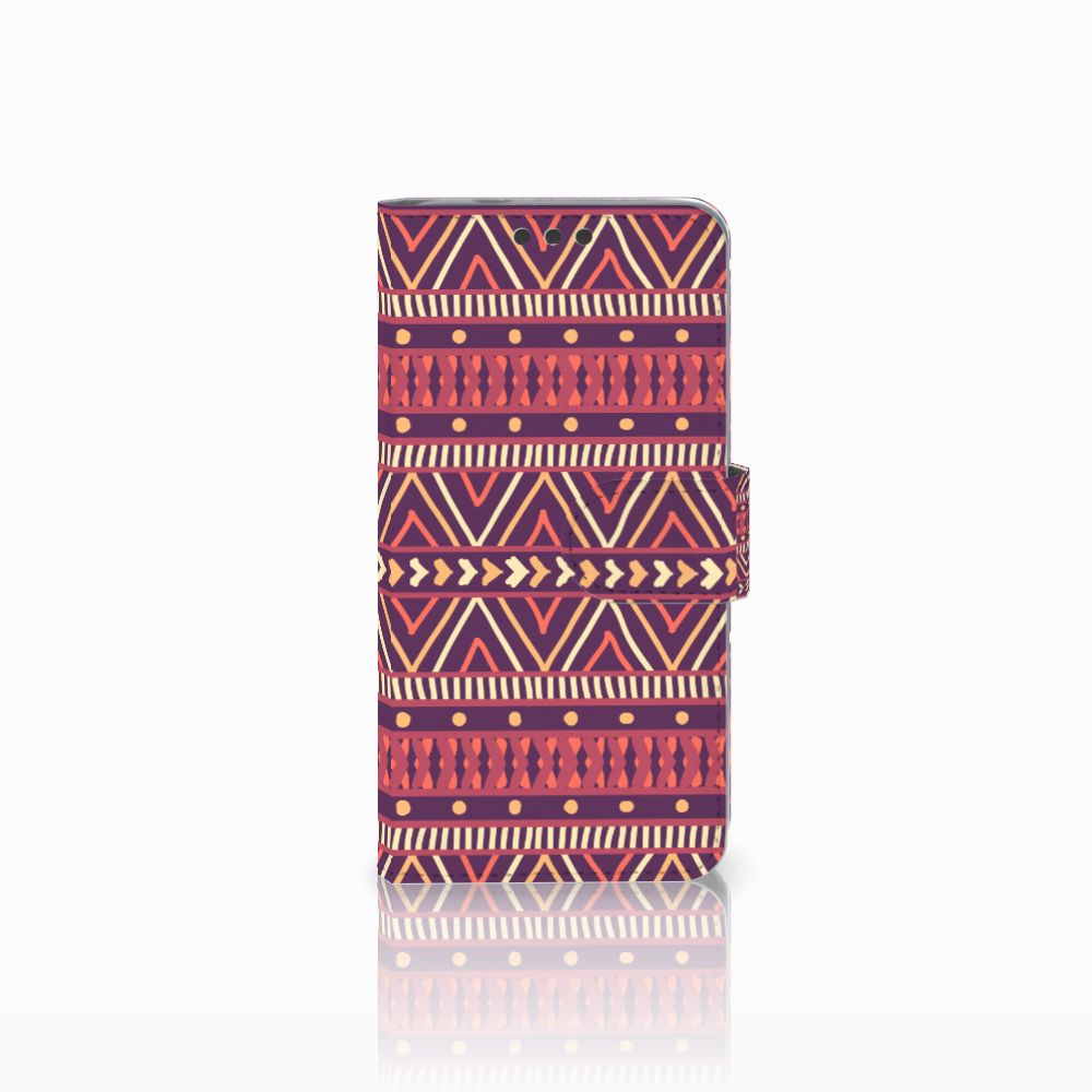 Microsoft Lumia 650 Telefoon Hoesje Aztec Paars