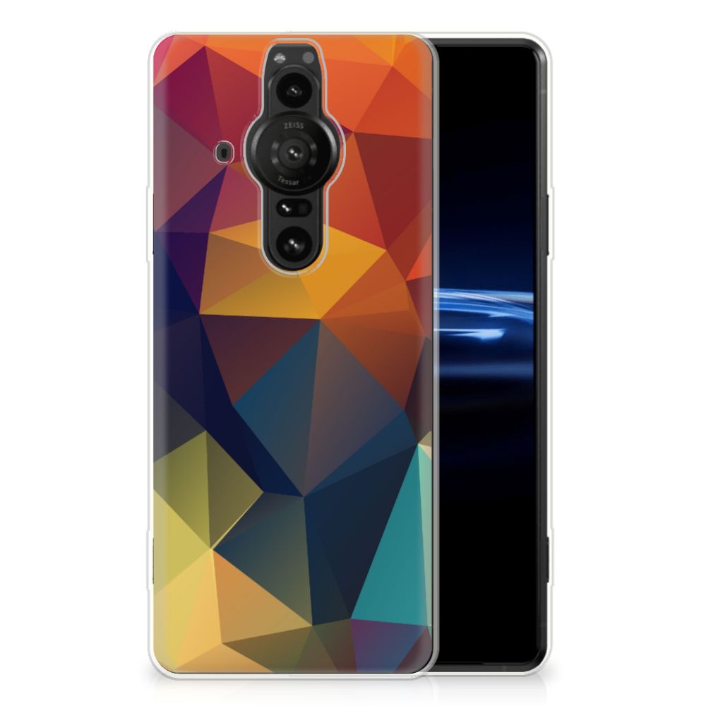 Sony Xperia Pro-I TPU Hoesje Polygon Color B2C Telecom