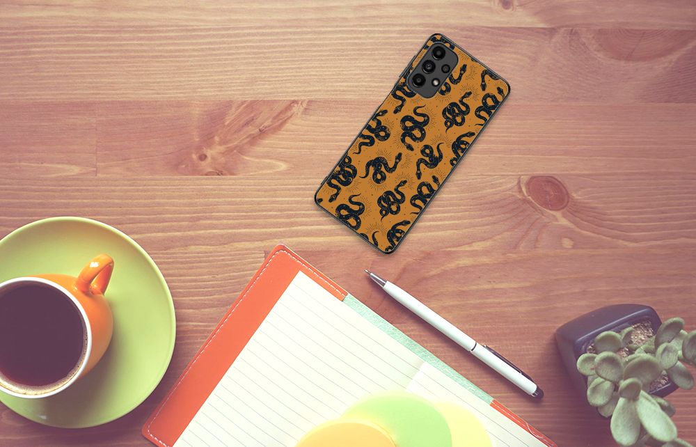Dierenprint Telefoonhoesje voor Samsung Galaxy A13 4G Snakes B2C Telecom